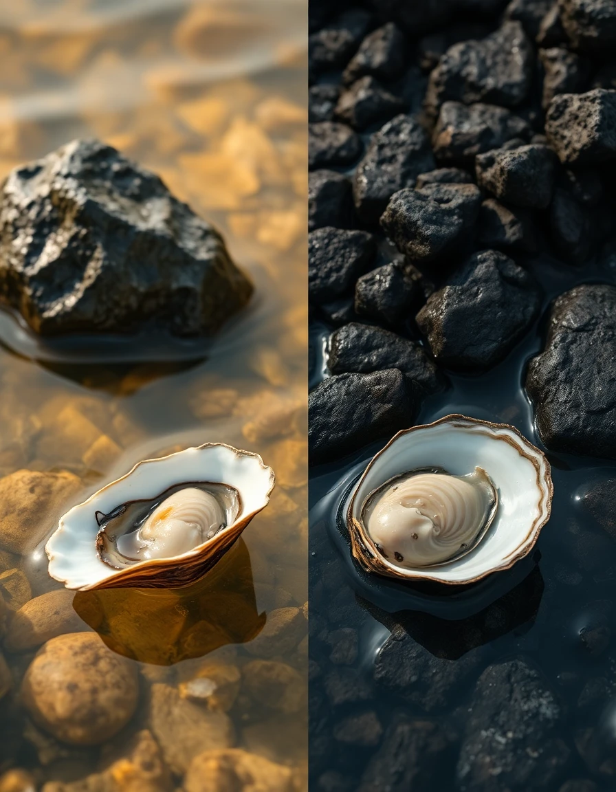 Ostras de agua doce vs ostras de agua salgada capa