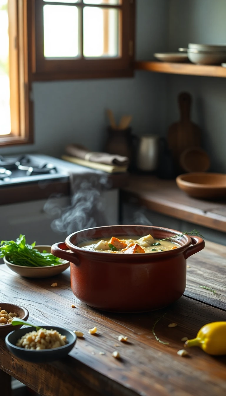 Transformacao: moqueca basica em prato premium